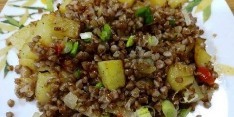 Lean heljda sa povrćem u pan - jednostavnim receptima za pripremu