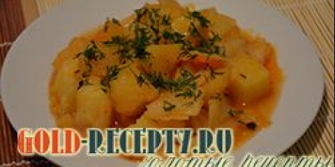 Lean krompir s povrćem, korak po korak recept sa fotografijama