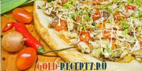 Lenten pizza s ribom i tofuom