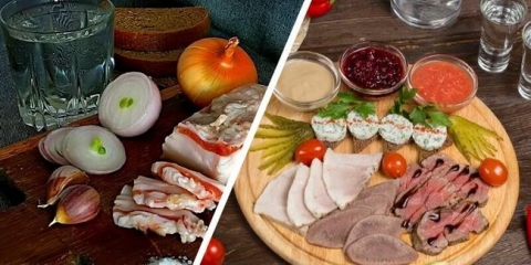 Pravila za odabir grickalica i svečana jela za hranjenje sa votkom