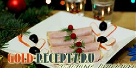 Svečana šunka sa sirom - jednostavna zalogaja za novu godinu