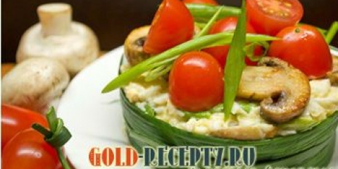 Svečana salata sa sirom i gljivama