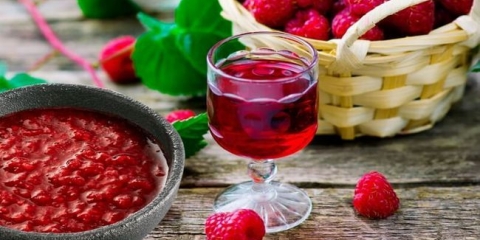 Recepti likera maline, grickalice za njega i koktele sa malinom