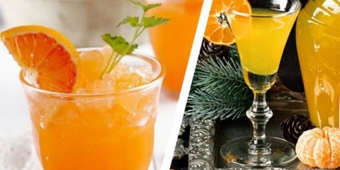Recepti likera mandarine, grickalice za njega, koktele