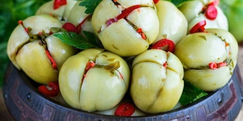 Recepti oštrih paradajza-armenaca iz zelene rajčice