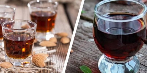 Amaretto alkohol koji kuhaju recepte i koktele kod kuće