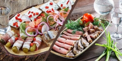 Recepti za kuhanje najboljih grickalica u vodku na ambulanti