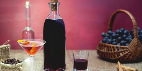 Recepti likera grožđa, koktela zasnovanih na njemu, pravila zahrane