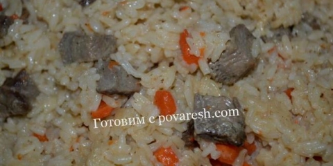 Rižinska kaša sa mesom - jednostavan i ukusan recept za kašu riže sa govedinom