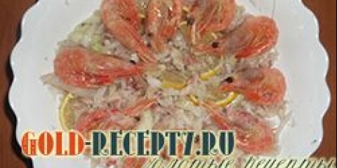 Riblji grickalica sa škampima i limunom