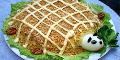 Salata turtle: salata recepta