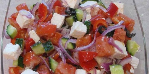 Salata grčka - foto recept