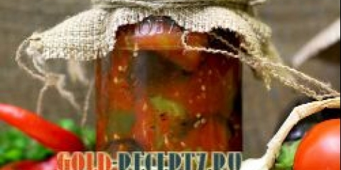 Salata od patlidžana za zimu, recept sa fotografijama