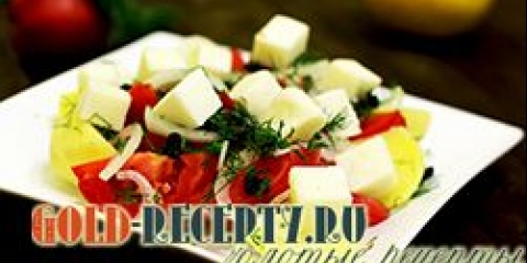 Salata od krompira, paradajz i sir