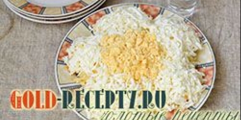 Salata konzerviranog grbača kamilice korak po korak sa fotografijama