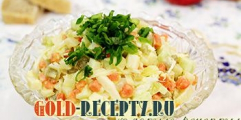 Peking salata od kupusa: recepti sa fotografijom jednostavna i ukusna