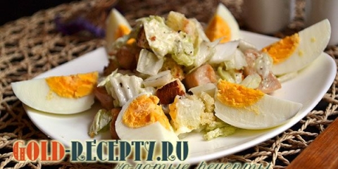 Salata od pekingu kupusa sa krekerima