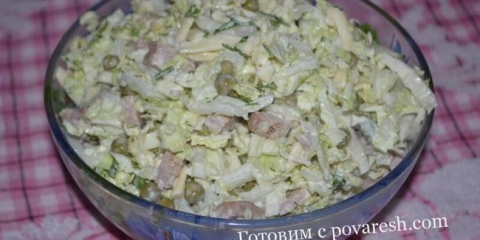 Peking salata od kupusa i sir - moj omiljeni recept