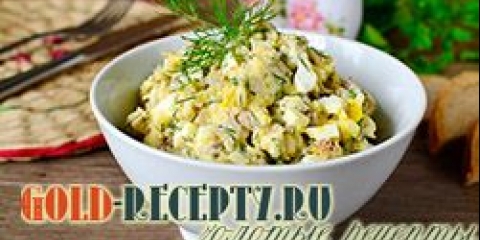 Riba konzervirana i riža salata od ukusne salate recept