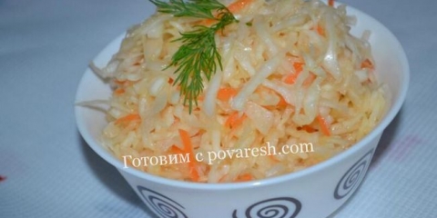 Salata svježi bijeli kupus ukusan i brz