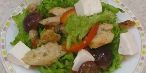 Salata grožđica - foto recept