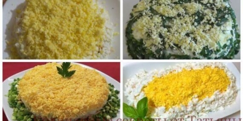 Mimosa salata sa konzerviranim ribama - klasični recepti