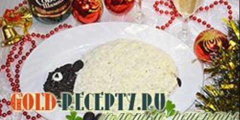 Salata za novu godinu sa gljivama i piletinom ovca