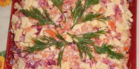 Salata vlasništvo (sa haringom, belošću i sirom). Samo vezenje!!!