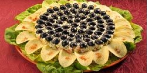 Salata suncokret: salata recept sa čipsom