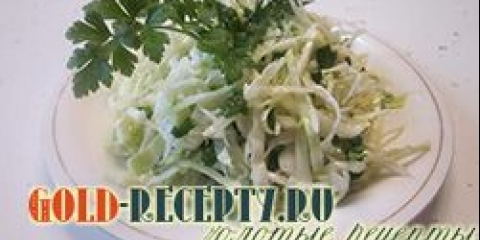 Salata sa kupusom, receptom za ukusnu proljetnu salatu