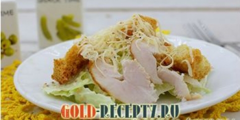 Salata sa dimljenim piletinom i kupusom pekinga