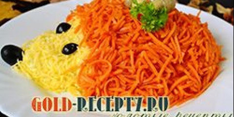 Salata sa korejskom šargarepom jež je