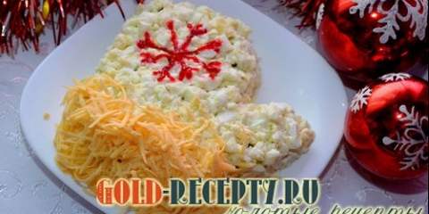 Salata sa rakim štapićima i rižom mitten, recept za novogodišnju salatu od rakova