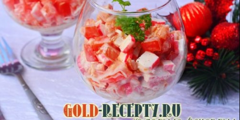 Salata sa rakovima štapići crveno more