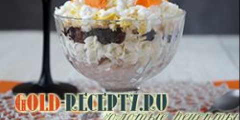 Salata sa receptom za piletinu i obrezivanje sa fotografijama