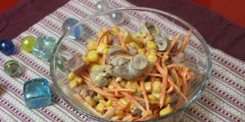 Salata od pilećih srca