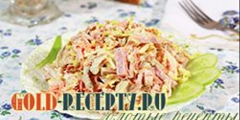 Salata sa pekingom kupusom i pilećim receptom sa fotografijom