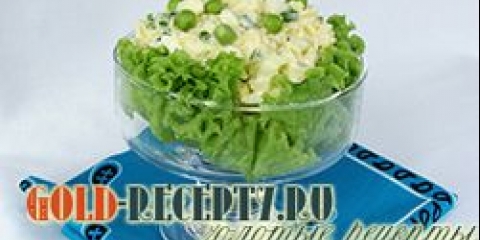 Salata sa toplim cijenama i jajima recepta