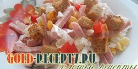 Salata sa šunkom i kupusom pekinga