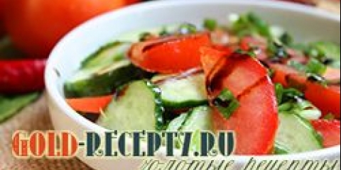 Salata sa zelenim lukom i sezonskim povrćem