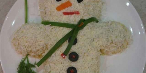 Salata snowy - foto recept