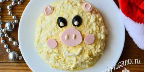 Salata pilk za novu godinu 2019. Sa konzerviranjem ribe