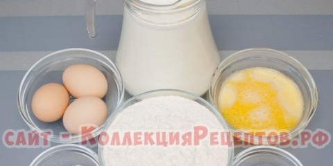Najukusnija tanke palačinke na mlijeku, korporativnom receptu