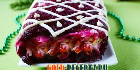 Haringa pod krznom premaz: klasični recept (korak po korak recept sa fotografijama)