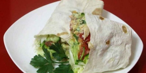 Shawarma sa piletinom - foto recept