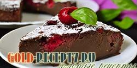 Čokoladni clafuti sa receptom sa trešnjama sa fotografijama