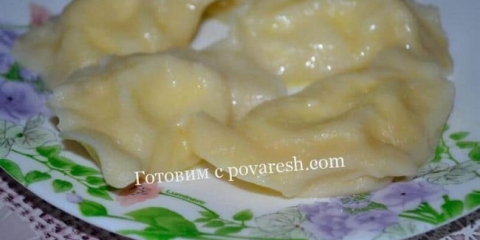 Slatki knedle sa vikendicom na vodi - klasični recept