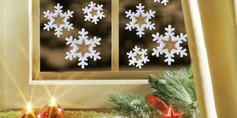 Papirne pahulje na prozorima sa vlastitim rukama + predlošcima za novu godinu 2022