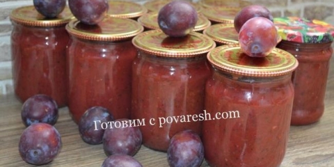Tkemali sos iz plavih odvoda - najukusniji recept tkemali iz šljive za zimu