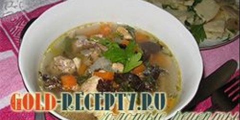 Juha od mađarske kuhinje - mesna supa sa gljivama